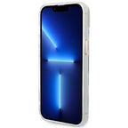 Guess MagSafe dėklas iPhone 14 – skaidrus/auksinis