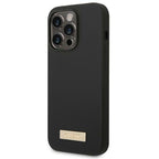 Guess MagSafe silikoninis dėklas iPhone 14 Pro Max – juodas -- iPhone 14 Pro Max