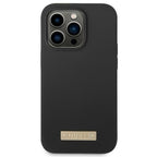 Guess MagSafe silikoninis dėklas iPhone 14 Pro Max – juodas -- iPhone 14 Pro Max