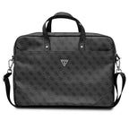 Guess Saffiano 4G Triangle Logo krepšys 16'' nešiojamajam kompiuteriui - juodas -- Laptop Bags