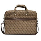Guess Saffiano 4G Triangle Logo krepšys 16'' nešiojamajam kompiuteriui - rudas -- Laptop Bags