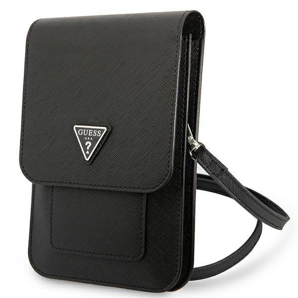 Guess Krepšys GUWBSATMBK juodas / juodas Saffiano Triangle -- Uncategorized