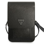 Guess Krepšys GUWBSATMBK juodas / juodas Saffiano Triangle -- Uncategorized