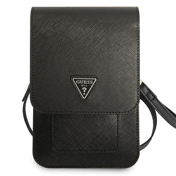 Guess Krepšys GUWBSATMBK juodas / juodas Saffiano Triangle -- Uncategorized
