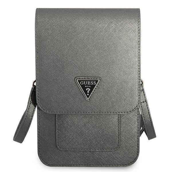 Guess Krepšys GUWBSATMGR pilkas / pilkas Saffiano Triangle -- Uncategorized