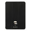Karl Lagerfeld Saffiano Ikonic Karl dėklas, skirtas iPad 11" Pro 2021 - juodas