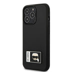 Karl Lagerfeld Ikonik Patch dėklas iPhone 13/13 Pro – juodas