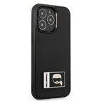 Karl Lagerfeld Ikonik Patch dėklas iPhone 13/13 Pro – juodas