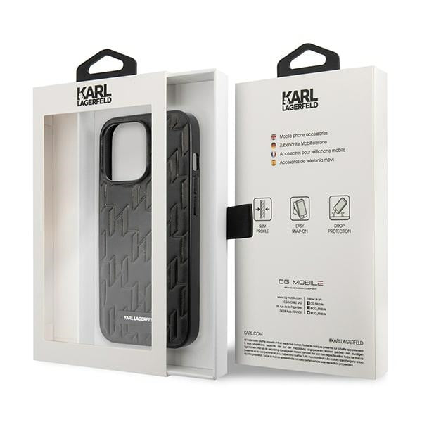 Karl Lagerfeld dėklas iPhone 13/13 Pro – juodas