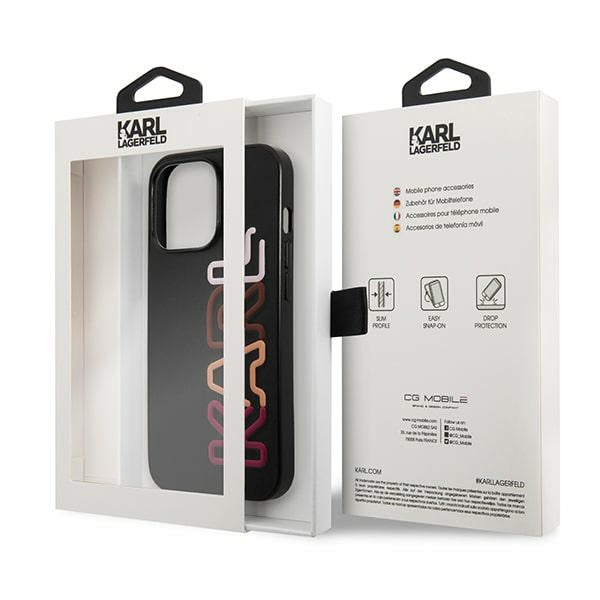 Karl Lagerfeld dėklas iPhone 13/13 Pro – juodas