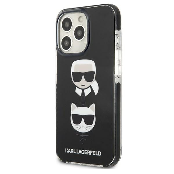Karl Lagerfeld kietas dėklas iPhone 13 / 13 Pro – juodas