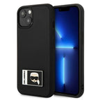 Karl Lagerfeld Ikonik Patch dėklas iPhone 13 – juodas
