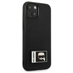Karl Lagerfeld Ikonik Patch dėklas iPhone 13 – juodas