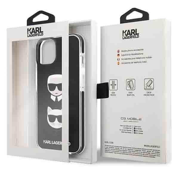 Karl Lagerfeld dėklas iPhone 13/14/15 6.1 – juodas