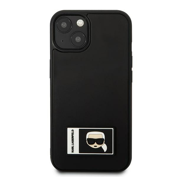 Karl Lagerfeld Ikonik Patch dėklas iPhone 13 mini – juodas
