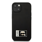 Karl Lagerfeld Ikonik Patch dėklas iPhone 13 mini – juodas