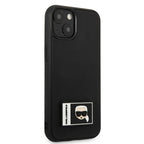 Karl Lagerfeld Ikonik Patch dėklas iPhone 13 mini – juodas