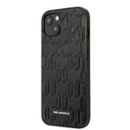 Karl Lagerfeld Monogram Plaque dėklas iPhone 13 mini – juodas