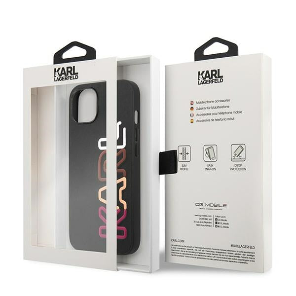 Karl Lagerfeld dėklas iPhone 13 mini – juodas