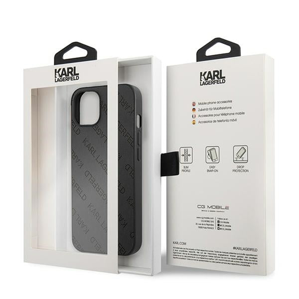 Karl Lagerfeld dėklas iPhone 13 mini – juodas