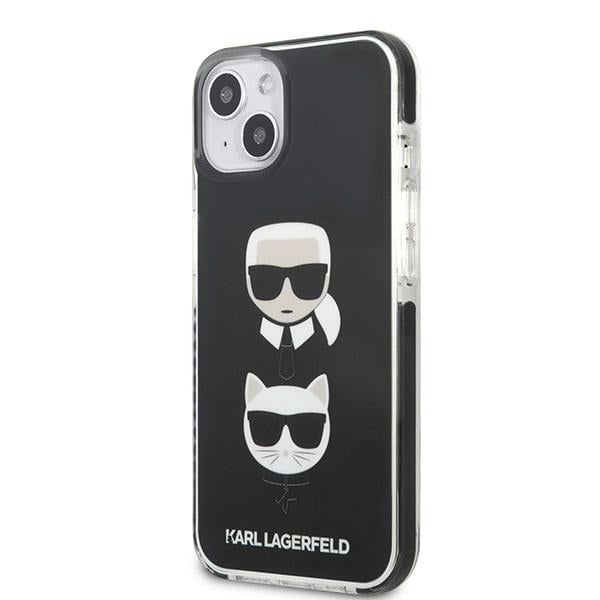 Karl Lagerfeld Karl & Choupette dėklas iPhone 13 mini – juodas