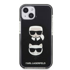 Karl Lagerfeld Karl & Choupette dėklas iPhone 13 mini – juodas