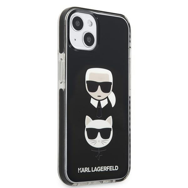 Karl Lagerfeld Karl & Choupette dėklas iPhone 13 mini – juodas