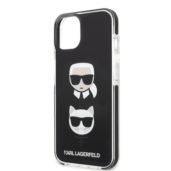 Karl Lagerfeld Karl & Choupette dėklas iPhone 13 mini – juodas