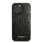 Karl Lagerfeld Monogram Plaque dėklas iPhone 13 Pro Max – juodas