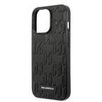 Karl Lagerfeld Monogram Plaque dėklas iPhone 13 Pro Max – juodas
