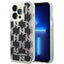 Karl Lagerfeld dėklas iPhone 14 Pro – juodas, glitter