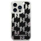 Karl Lagerfeld dėklas iPhone 14 Pro – juodas, glitter