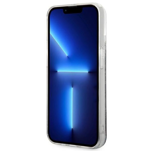 Karl Lagerfeld dėklas iPhone 14 Pro – juodas, glitter
