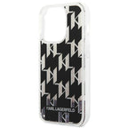 Karl Lagerfeld dėklas iPhone 14 Pro – juodas, glitter