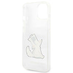 Karl Lagerfeld skaidrus dėklas iPhone 14 Plus – Choupette Fun