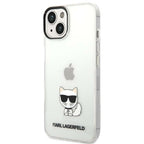 Karl Lagerfeld skaidrus dėklas iPhone 14 Plus – Choupette