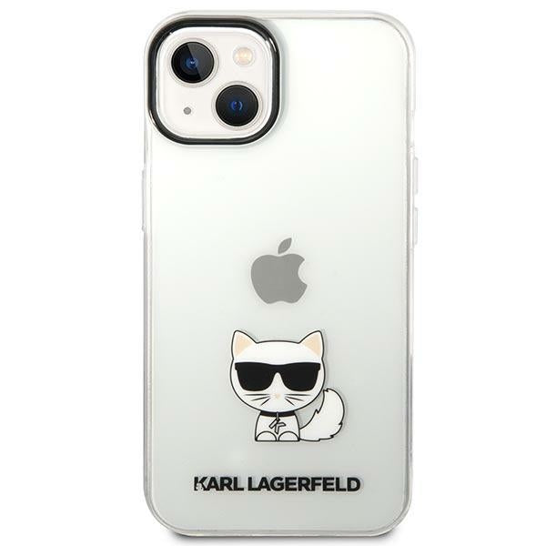 Karl Lagerfeld skaidrus dėklas iPhone 14 Plus – Choupette