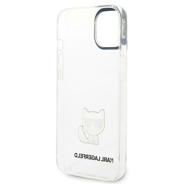 Karl Lagerfeld skaidrus dėklas iPhone 14 Plus – Choupette