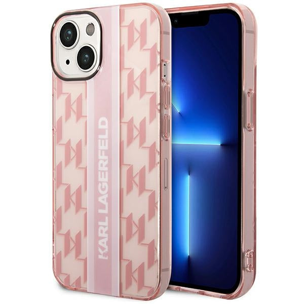 Karl Lagerfeld dėklas iPhone 14 Plus – rožinis