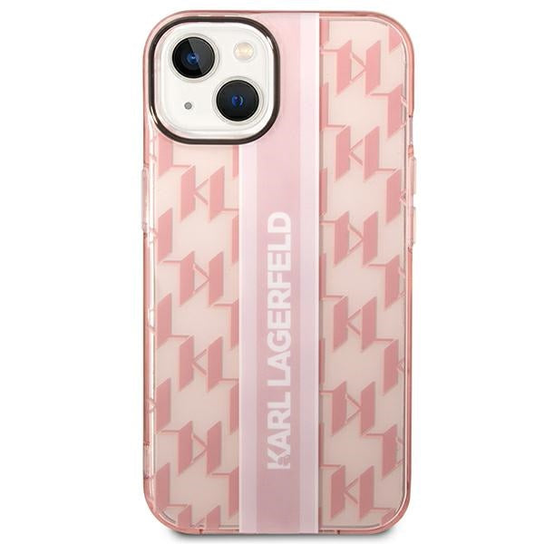 Karl Lagerfeld dėklas iPhone 14 Plus – rožinis