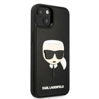 Karl Lagerfeld 3D Rubber dėklas iPhone 14 Plus – juodas