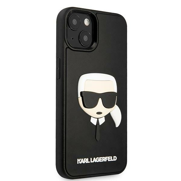 Karl Lagerfeld 3D Rubber dėklas iPhone 14 Plus – juodas