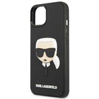 Karl Lagerfeld 3D Rubber dėklas iPhone 14 Plus – juodas