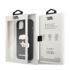 Karl Lagerfeld 3D Rubber dėklas iPhone 14 Plus – juodas