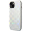 Karl Lagerfeld Monogram dėklas iPhone 14 Plus – sidabrinis