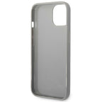 Karl Lagerfeld Monogram dėklas iPhone 14 Plus – sidabrinis