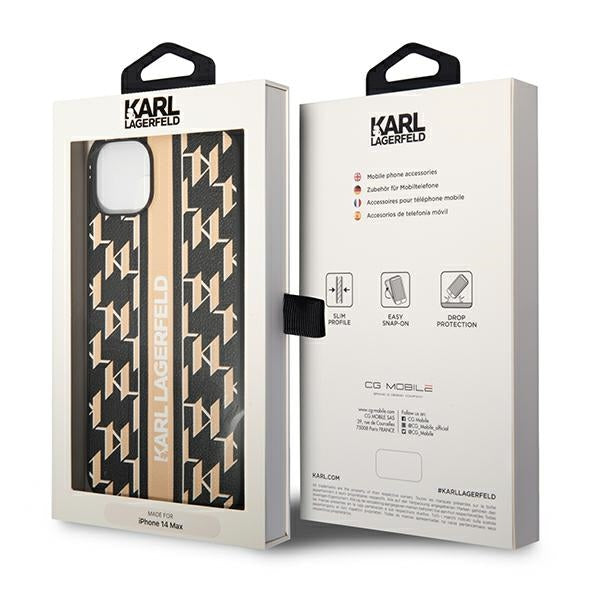 Karl Lagerfeld dėklas iPhone 14 Plus – rudas -- iPhone 14 Plus