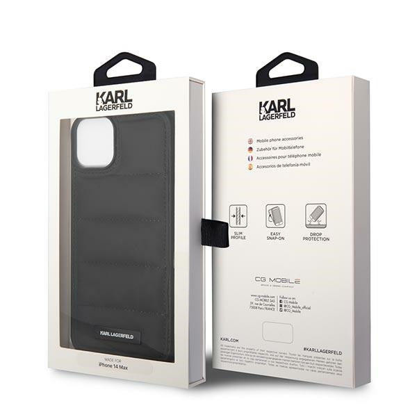 Karl Lagerfeld dėklas iPhone 14 Plus / 15 Plus – juodas