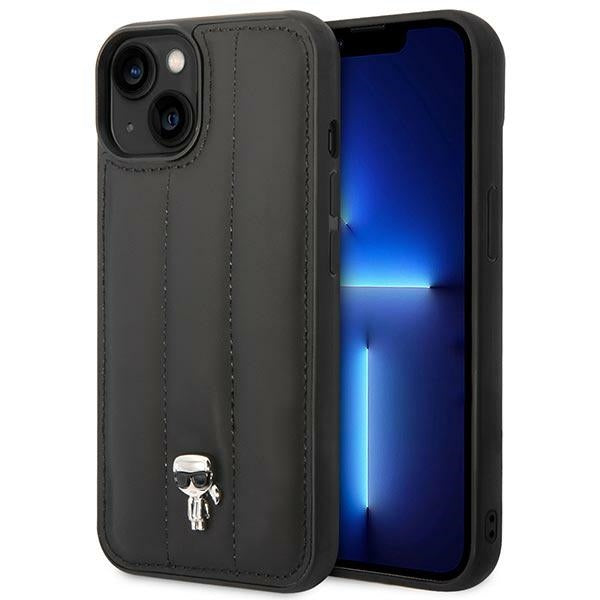 Karl Lagerfeld odinis dėklas iPhone 14 Plus / 15 Plus – juodas
