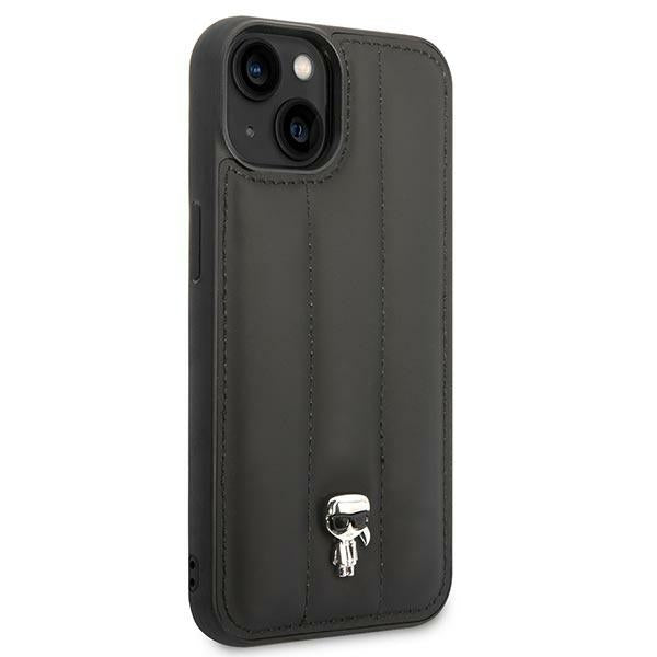 Karl Lagerfeld odinis dėklas iPhone 14 Plus / 15 Plus – juodas